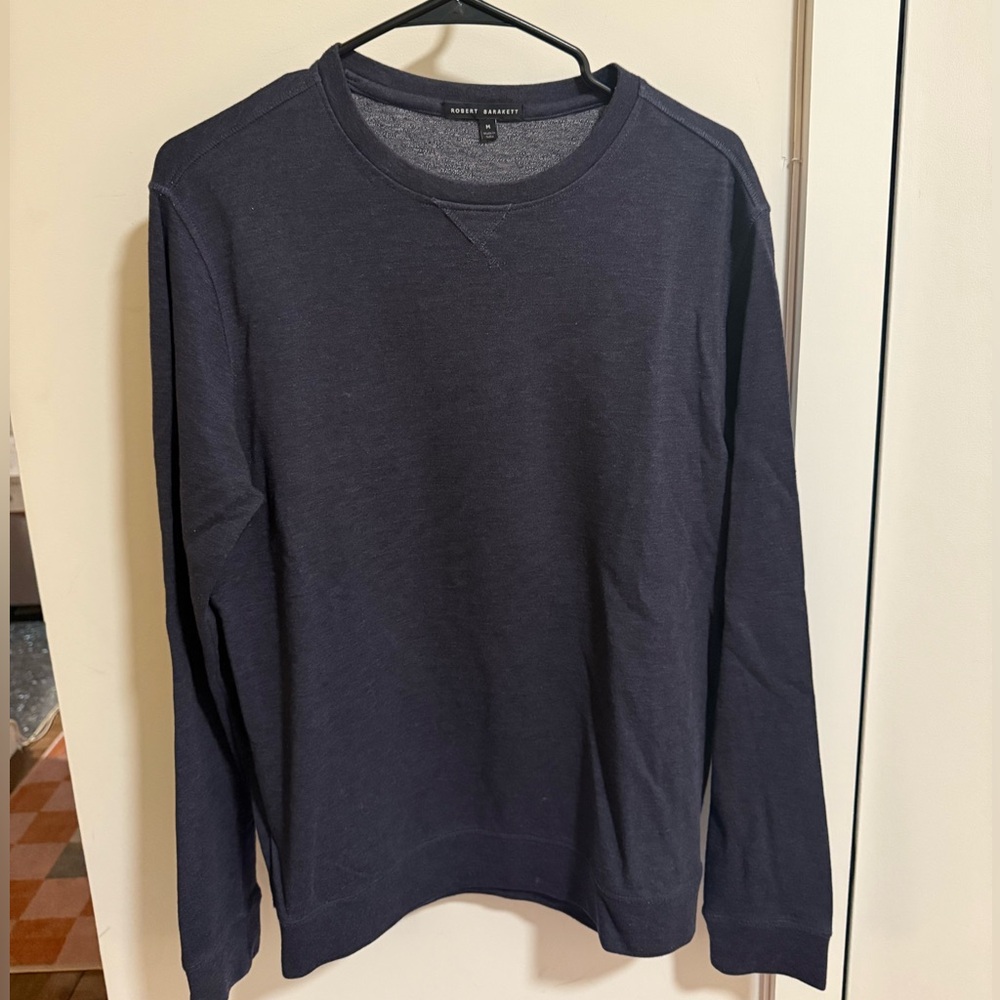 Robert Barakett Dark Blue Long Sleeve Tee